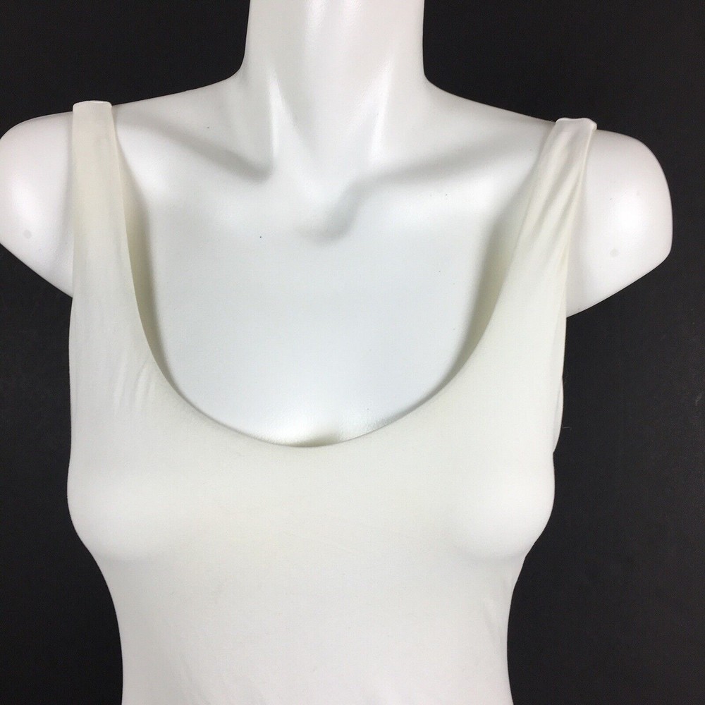 New VICTORIA'S SECRET Low Back Swimsuit Women's Size 10 White Bridal Sexy - Picture 9 of 10